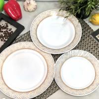 Сервиз столовый стеклокерамика A-Plus 18 предметов 1865 ➜ Оптом и в розницу ✅ актуальная цена - Интернет магазин ✅ Фортуна ✅