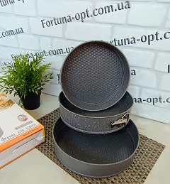 Набор разъемных мраморных форм для торта 3 шт (24/26/28 см) A-Plus - 0036 ✅ базовая цена $10.53 ✔ Опт ✔ Скидки ✔ Заходите! - Интернет-магазин ✅ Фортуна-опт ✅