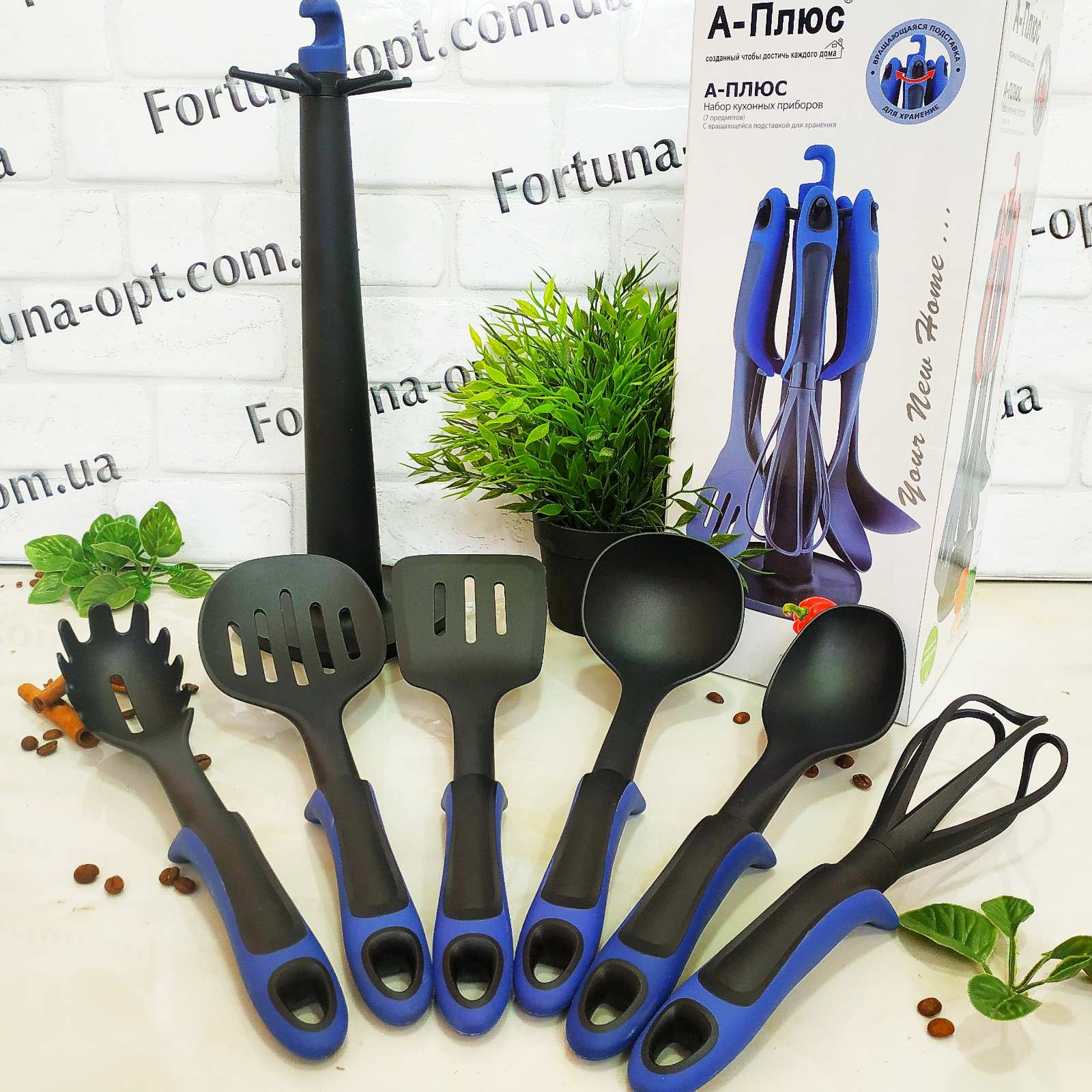 Набор кухонных принадлежностей с тефлоновым покрытием A-Plus - 1407 ✅ базовая цена $12.75 ✔ Опт ✔ Скидки ✔ Заходите! - Интернет-магазин ✅ Фортуна-опт ✅