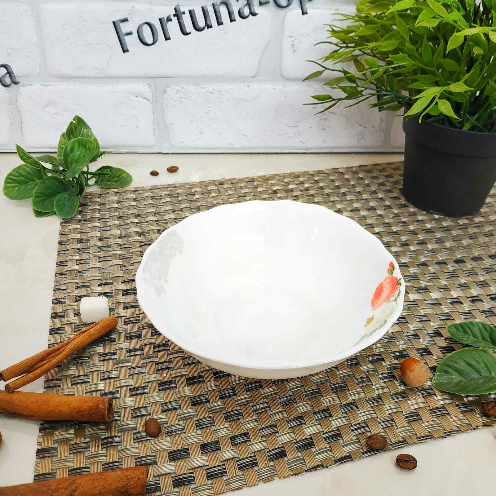 Салатник "6" стеклокерамический Роза-бутик 30059-203 ✅ базовая цена 27.74 грн. ✔ Опт ✔ Скидки ✔ Заходите! - Интернет-магазин ✅ Фортуна-опт ✅