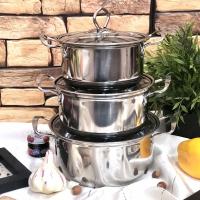 Набор посуды из нержавеющей стали A - Plus - 2066  ➜ Оптом и в розницу ✅ актуальная цена - Интернет магазин ✅ Фортуна ✅