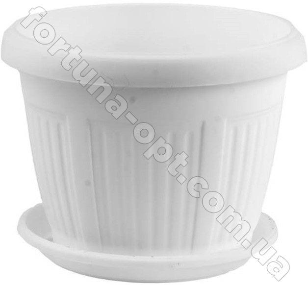 Горшок цветочный Николь 14 см - 0327 ✅ базовая цена 11.44 грн. ✔ Опт ✔ Скидки ✔ Заходите! - Интернет-магазин ✅ Фортуна-опт ✅