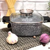 Казан - кастрюля с гранитным покрытием Edenberg EB - 3972 - 3,7 л - 22 см ✅ базовая цена $26.19 ✔ Опт ✔ Акции ✔ Заходите! - Интернет-магазин Fortuna-opt.com.ua.