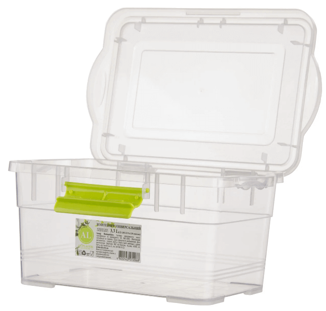 Контейнер с защелкой Модерн Бокс 3,3 л - 0330 ✅ базовая цена 46.50 грн. ✔ Опт ✔ Скидки ✔ Заходите! - Интернет-магазин ✅Фортуна-опт ✅