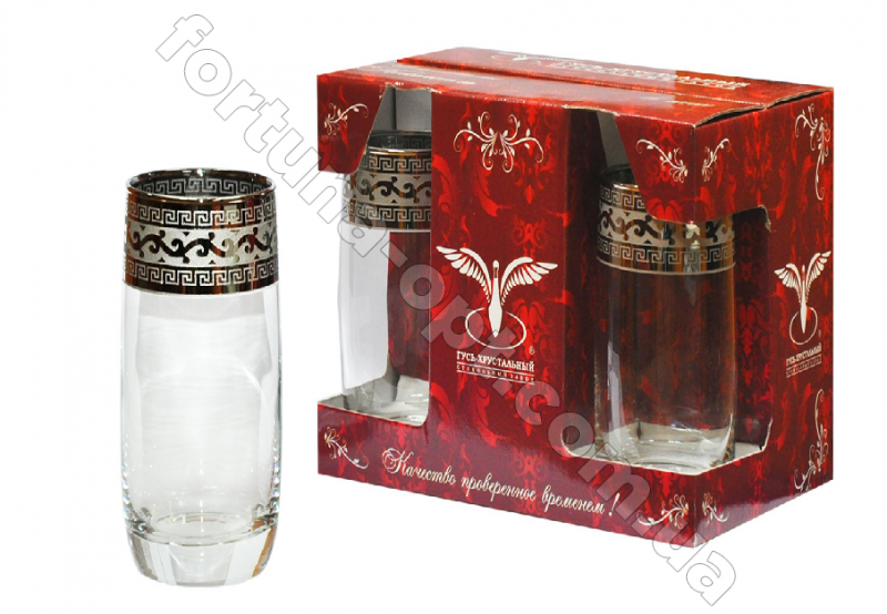 Набор стаканов для сока Версаче GE 08-809 330 мл ➜ Оптом и в розницу ✅ актуальная цена -Интернет магазин ✅  Фортуна ✅