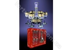 Графин + рюмки Мускат GE 05-500/134 7 пр ➜ Оптом и в розницу ✅ актуальная цена -Интернет магазин ✅  Фортуна ✅