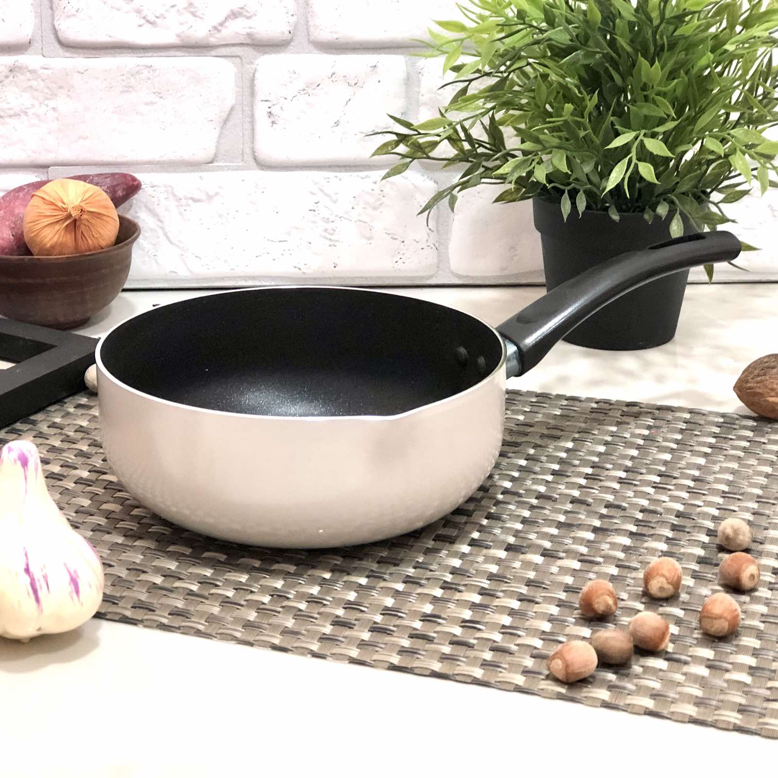 Ковш  с мраморным покрытием 16 см Benson 0399 ✅ базовая цена $5.08 ✔ Опт ✔ Скидки ✔ Заходите! - Интернет-магазин ✅ Фортуна-опт ✅