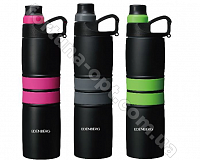 Термокружка-бутылка 2в1 Edenberg EB - 637 - 0,65 л ➜ фото ➜ розн цена $6.88 - Интернет-магазин ✅ Fortuna-opt.com.ua. ✅