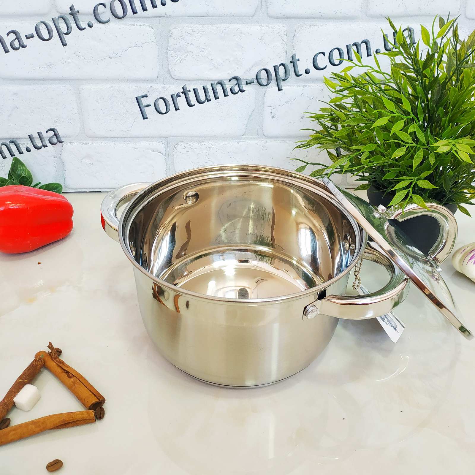 Набор кастрюль из нержавеющей стали А-Плюс  - 2188➜ Опт и розница ✅ актуальная цена -Интернет магазин ✅ Фортуна ✅