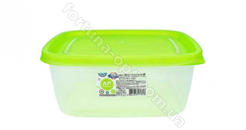 Контейнер пищевой Эконом 1,06 л - 0850 ➜ Оптом и в розницу ✅ актуальная цена -Интернет магазин ✅ Фортуна ✅