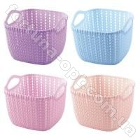 Корзинка плетенка с ручками 14*10 см - Stenson - 85522 ✅ базовая цена $0.56 ✔ Опт ✔ Акции ✔ Заходите! - Интернет-магазин Fortuna-opt.com.ua.