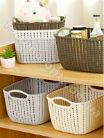 Корзина пластиковая плетенка 35*25*20 см - Stenson - 85498 ✅ базовая цена $3 ✔ Опт ✔ Акции ✔ Заходите! - Интернет-магазин Fortuna-opt.com.ua.