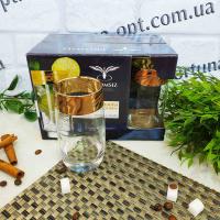 Стаканы золотые 330 мл 6шт/наб Сафари (рубин) 318-809 ➜ Оптом и в розницу ✅ актуальная цена - Интернет магазин ✅ Фортуна ✅