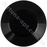 Тарелка обеденная Harena Black 250 мм - 7611 ➜ Оптом и в розницу ✅ актуальная цена -Интернет магазин ✅ Фортуна ✅