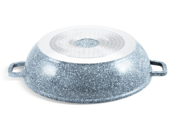 Казан - сотейник с мраморной крошкой Edenberg EB - 8042 - 5,5 л - 32 см ✅ базовая цена $26.86 ✔ Опт ✔ Скидки ✔ Заходите! - Интернет-магазин ✅ Фортуна-опт ✅