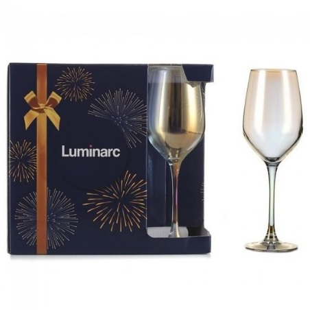 Набор бокалов для вина Люминарк "Селест Золотистый Хамелеон" 6 шт. 350 мл 1638/1 ✅ базовая цена 652.68 грн. ✔ Опт ✔ Скидки ✔ Заходите! - Интернет-магазин ✅ Фортуна-опт ✅