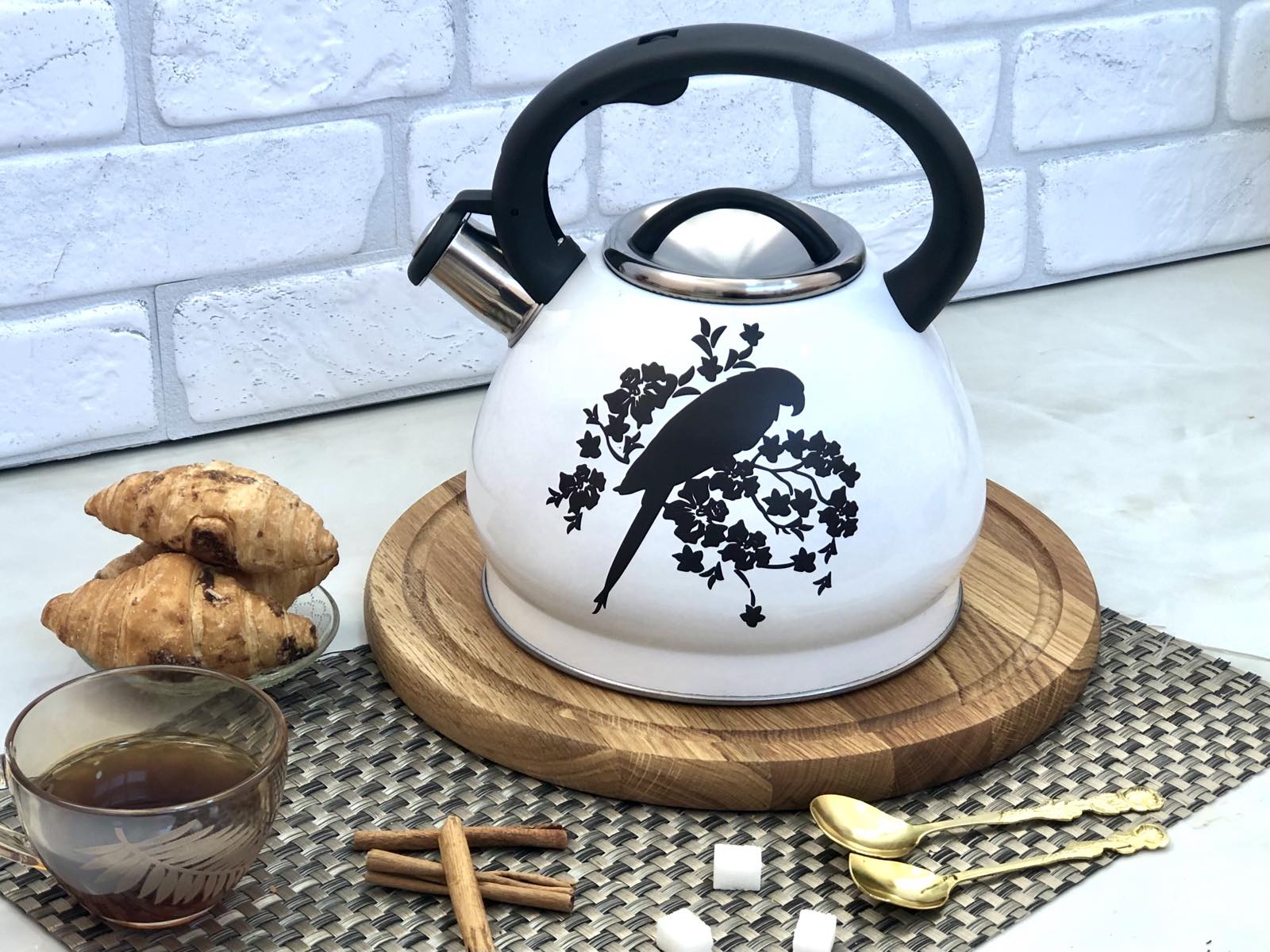 Чайник эмалированный 3 л A-Plus 1388 ✅ базовая цена $11.51 ✔ Опт ✔ Скидки ✔ Заходите! - Интернет-магазин ✅ Фортуна-опт ✅