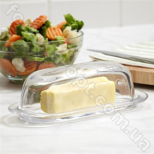 Масленка стеклянная Pasabahce Basic 13 x 20 см 98402 ✅ базовая цена 176.89 грн. ✔ Опт ✔ Скидки ✔ Заходите! - Интернет-магазин ✅ Фортуна-опт ✅