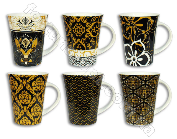 Кружка керамическая 400 мл Узор Elina EL - 3245 ✅ базовая цена 32.40 грн. ✔ Опт ✔ Акции ✔ Заходите! - Интернет-магазин Fortuna-opt.com.ua.