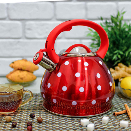 Чайник нержавеющий со свистком A-Plus - 1390 - 3 л ✅ базовая цена $14.86 ✔ Опт ✔ Скидки ✔ Заходите! - Интернет-магазин ✅ Фортуна-опт ✅