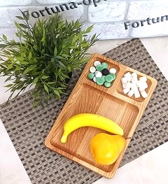 Менажница Ясень 25х35см квадрат 3 секции(2мал+больш) 0133 ✅ базовая цена 221.94 грн. ✔ Опт ✔ Скидки ✔ Заходите! - Интернет-магазин ✅ Фортуна-опт ✅