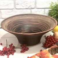 Фруктовница 4 л из красной глины - 2953 ➜ Оптом и в розницу ✅ актуальная цена - Интернет магазин ✅ Фортуна ✅