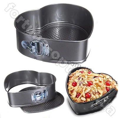 Форма для выпечки разъемная Сердце Stenson MH-0763 ✅ базовая цена $2.90 ✔ Опт ✔ Скидки ✔ Заходите! - Интернет-магазин ✅ Фортуна-опт ✅
