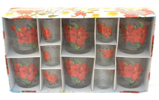 Набор 6 стаканов + 6 стопок Флорина 8262 ✅ базовая цена 229.96 грн. ✔ Опт ✔ Скидки ✔ Заходите! - Интернет-магазин ✅ Фортуна-опт ✅