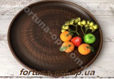 Тарелка дымленная 250мм (красная глина) 7796 ➜ Оптом и в розницу ✅ актуальная цена - Интернет магазин ✅ Фортуна ✅