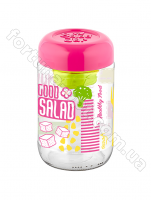 Банка стеклянная Вега для салата 660 мл 131143  ✅ базовая цена 60.74 грн. ✔ Опт ✔ Акции ✔ Заходите! - Интернет-магазин Fortuna-opt.com.ua.