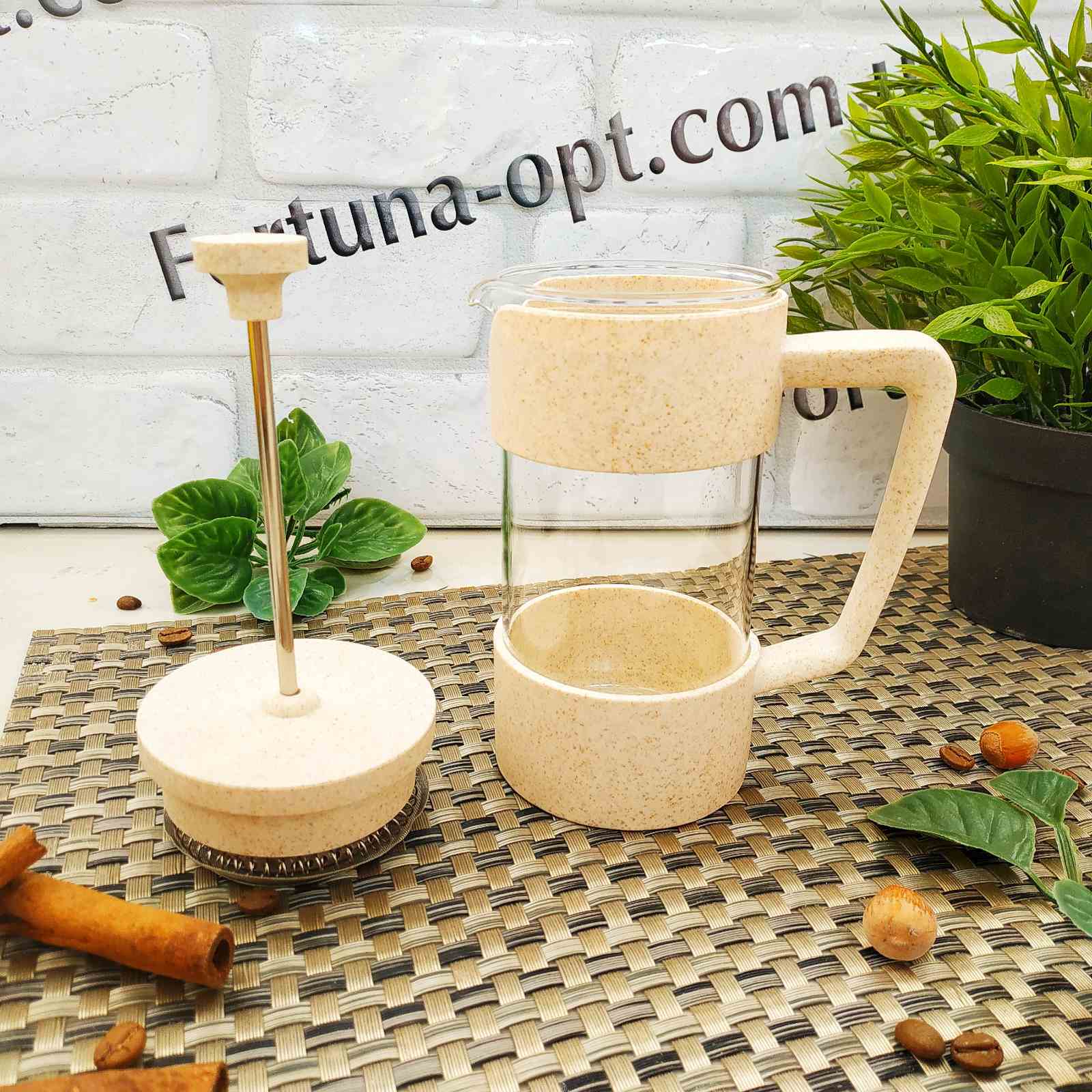 Заварник пресс 350 мл эко пластик+ боросиликатное стекло 9152 ✅ базовая цена 261.66 грн. ✔ Опт ✔ Скидки ✔ Заходите! - Интернет-магазин ✅ Фортуна-опт ✅