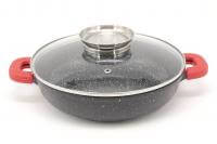 Сковорода - сотейник гранитное покрытие A - Plus - 1998 - 24 см ✅ базовая цена $13.85 ✔ Опт ✔ Акции ✔ Заходите! - Интернет-магазин Fortuna-opt.com.ua.