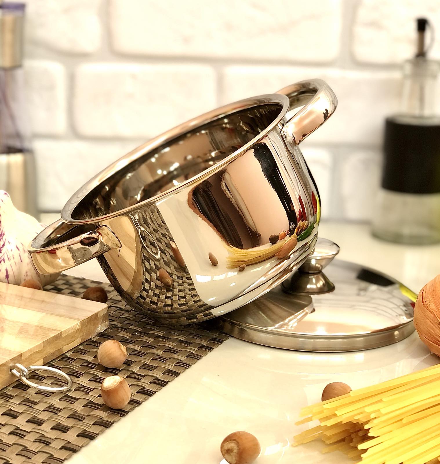 Кастрюля нержавеющая Empire - 5047 - 1,25 л ✅ базовая цена $9.24 ✔ Опт ✔ Скидки ✔ Заходите! - Интернет-магазин ✅ Фортуна-опт ✅