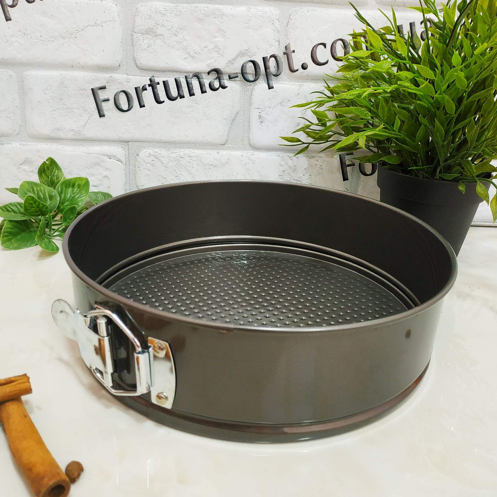 Набор круглых разъемных форм для выпечки 3шт (24/26/28 см)  A-Plus - 1744  ✅ базовая цена $8.22 ✔ Опт ✔ Скидки ✔ Заходите! - Интернет-магазин ✅ Фортуна-опт ✅