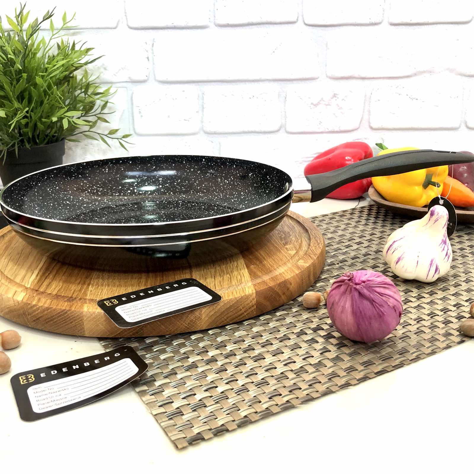 Сковорода с 3-х слойным мраморным покрытием Edenberg EB - 758 - 28 см ✅ базовая цена $9.70 ✔ Опт ✔ Скидки ✔ Заходите! - Интернет-магазин ✅ Фортуна-опт ✅