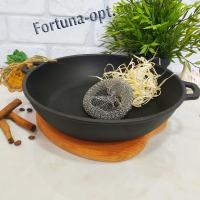 Жаровня чугунная литая без крышки 26х6см Т 103 ✅ базовая цена 491.12 грн. ✔ Опт ✔ Акции ✔ Заходите! - Интернет-магазин Fortuna-opt.com.ua.