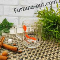 Кружка стекло Coffee Time 200 мл - 8107  ✅ базовая цена 35.52 грн. ✔ Опт ✔ Акции ✔ Заходите! - Интернет-магазин Fortuna-opt.com.ua.