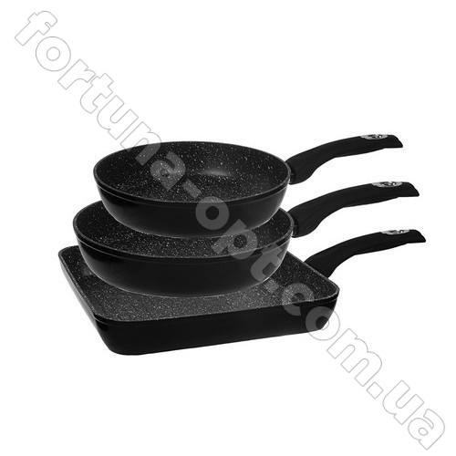 Набор сковородок Edenberg EB - 1732 - 3 шт, мраморное покрытие ✅ базовая цена $38.29 ✔ Опт ✔ Скидки ✔ Заходите! - Интернет-магазин ✅ Фортуна-опт ✅