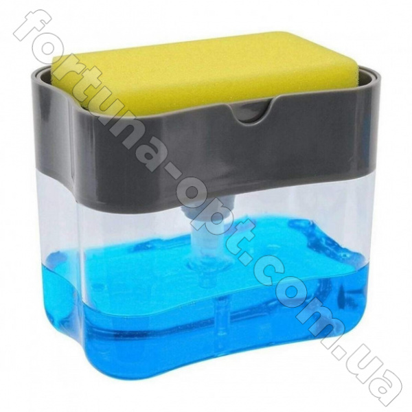 Диспенсер для моющего средства с подставкой для губки Caddy - 000140 ✅ базовая цена $1.70 ✔ Опт ✔ Скидки ✔ Заходите! - Интернет-магазин ✅ Фортуна-опт ✅