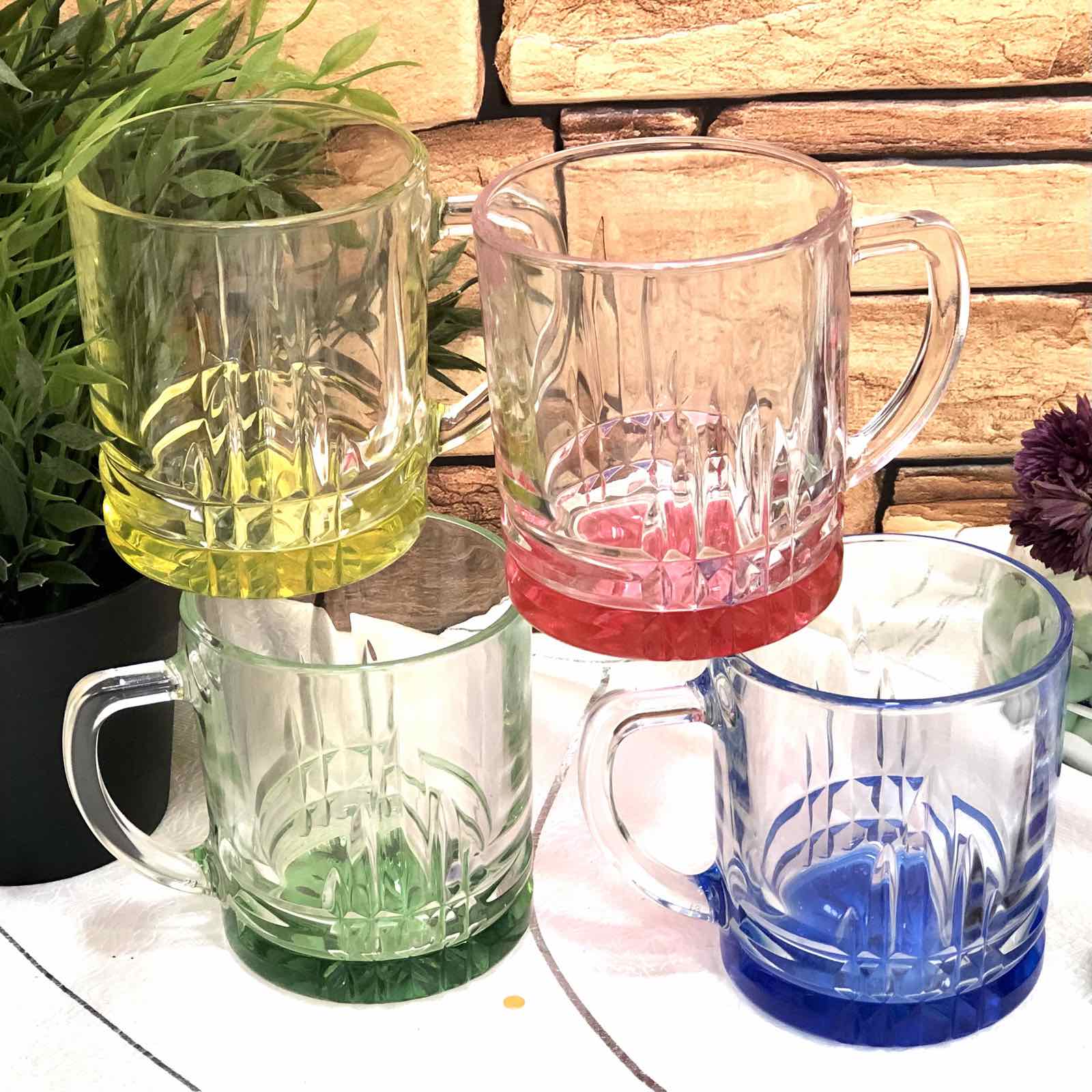 Чашка стекло 280 мл Венеция Лак Микс 8374  ✅ базовая цена 31.97 грн. ✔ Опт ✔ Скидки ✔ Заходите! - Интернет-магазин ✅ Фортуна-опт ✅