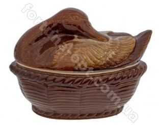 Жаровня керамическая для запекания в духовке и на огне  Лебедь ➜ Оптом и в розницу ✅ актуальная цена - Интернет магазин ✅ Фортуна ✅