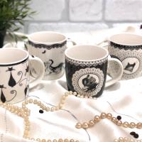 Чашка фарфор 360 мл Коты 2183 ✅ базовая цена 63.40 грн. ✔ Опт ✔ Акции ✔ Заходите! - Интернет-магазин Fortuna-opt.com.ua.