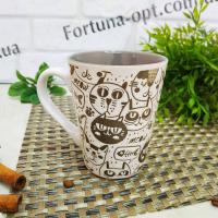 Чашка 320 мл "Cat style" 4160-23 ✅ базовая цена 40.52 грн. ✔ Опт ✔ Акции ✔ Заходите! - Интернет-магазин Fortuna-opt.com.ua.