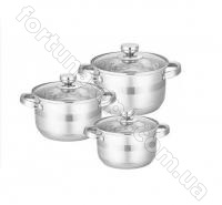 Набор посуды сталь Edenberg EB - 3710 ➜ Оптом и в розницу ✅ актуальная цена - Интернет магазин ✅ Фортуна ✅