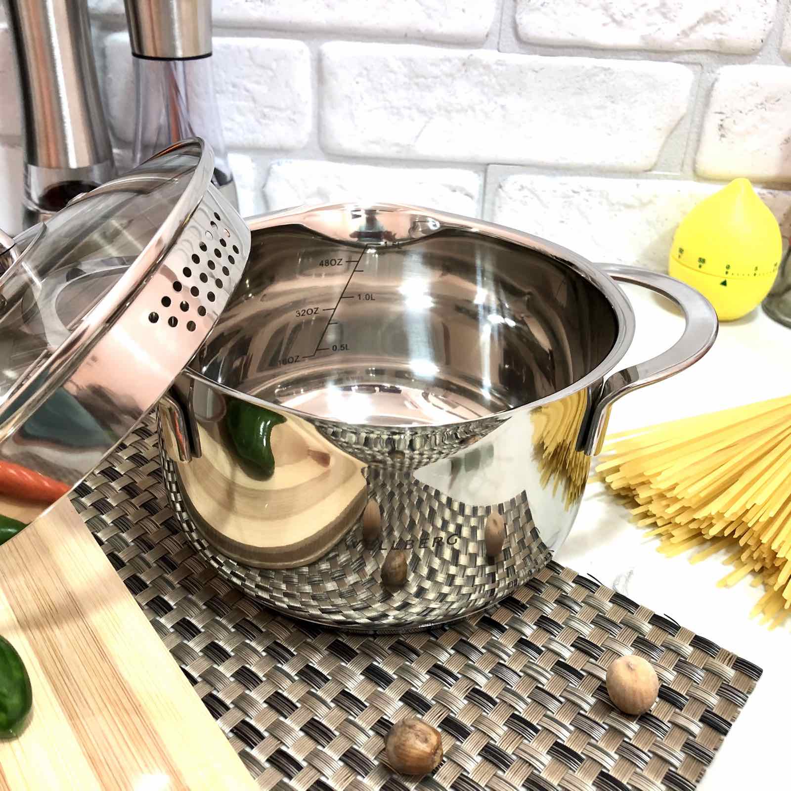 Кастрюля Wellberg WB 1079 - 1,9 л ✅ базовая цена $18.86 ✔ Опт ✔ Скидки ✔ Заходите! - Интернет-магазин ✅ Фортуна-опт ✅