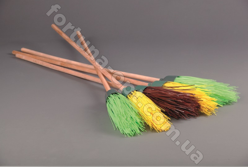 Метла пластиковая круглая (Х-1) 02051 ➜ Оптом и в розницу ✅ актуальная цена -Интернет магазин ✅ Фортуна ✅