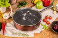 Сковорода глубокая мраморная с крышкой 24х7см Edenberg EB - 4062 ✅ базовая цена $21.88 ✔ Опт ✔ Акции ✔ Заходите! - Интернет-магазин Fortuna-opt.com.ua.