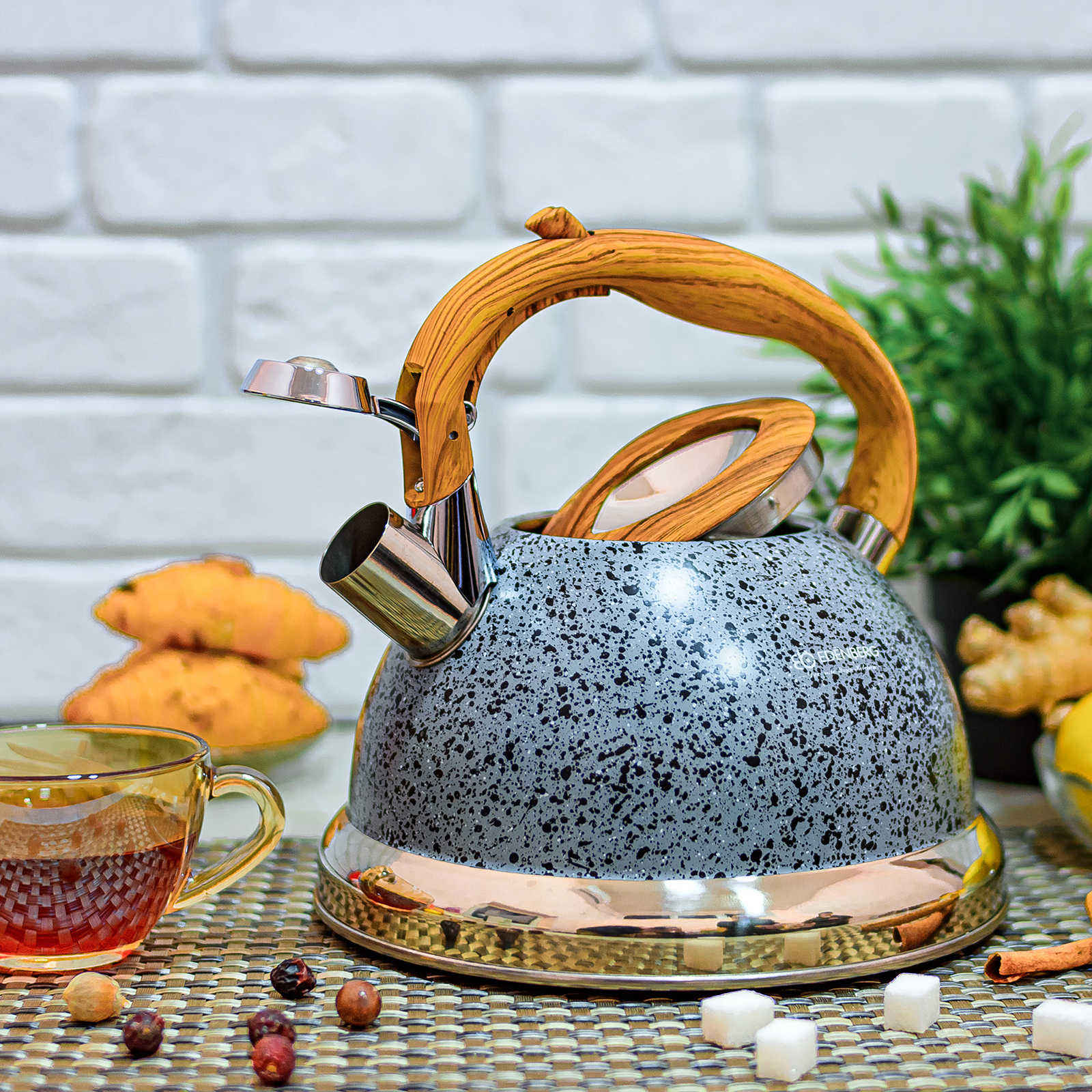 Чайник из нержавеющей стали со свистком 3 л Edenberg EB - 1986 ✅ базовая цена $17.05 ✔ Опт ✔ Скидки ✔ Заходите! - Интернет-магазин ✅ Фортуна-опт ✅