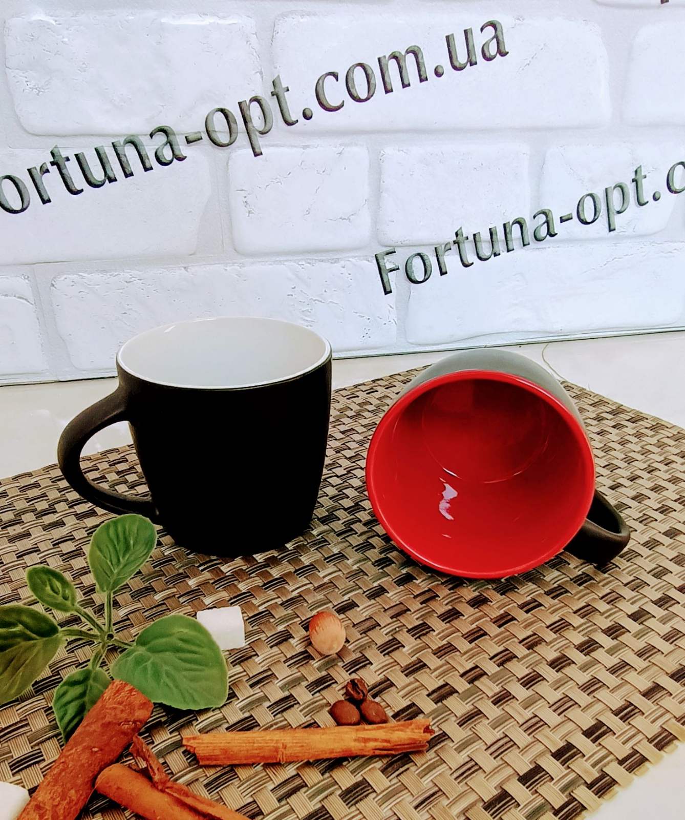 Чашка керамическая 330 мл Черная - 040-01-57 ✅ базовая цена 42.98 грн. ✔ Опт ✔ Скидки ✔ Заходите! - Интернет-магазин ✅ Фортуна-опт ✅