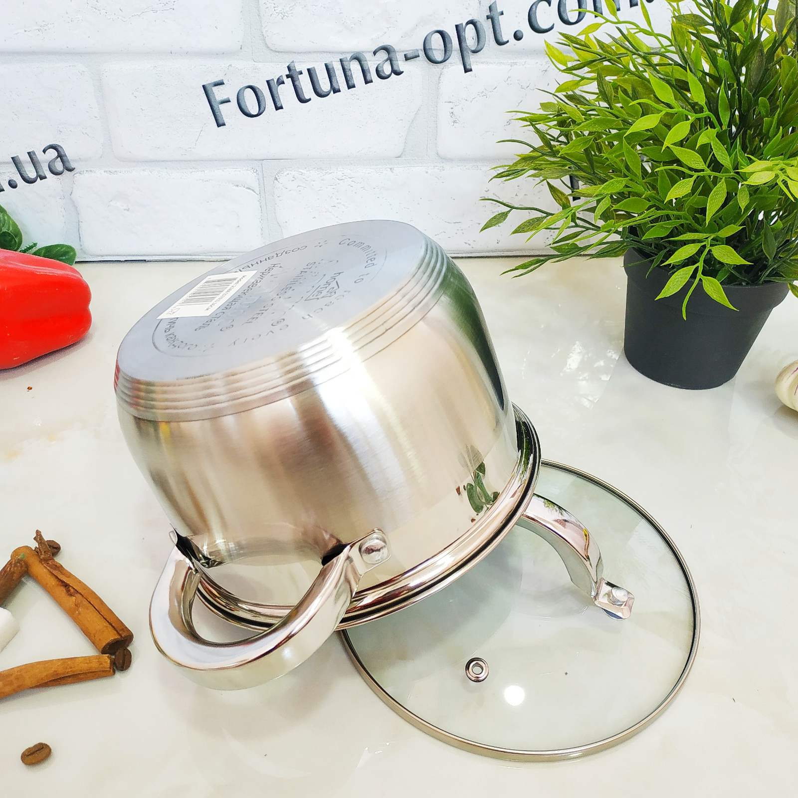 Набор кастрюль из нержавеющей стали А-Плюс  - 2188➜ Опт и розница ✅ актуальная цена -Интернет магазин ✅ Фортуна ✅